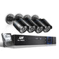 UL-Tech CCTV Security System 8CH DVR 4 Cameras 2TB Hard Drive