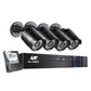 UL-Tech CCTV Security System 8CH DVR 4 Cameras 1TB Hard Drive