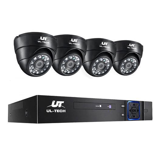 UL-Tech Indoor CCTV Security System 8CH DVR 4 Cameras