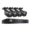 UL-Tech CCTV Security System 8CH DVR 4 Cameras Square