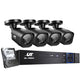 UL-Tech CCTV Security System 8CH DVR 4 Cameras 1TB Hard Drive