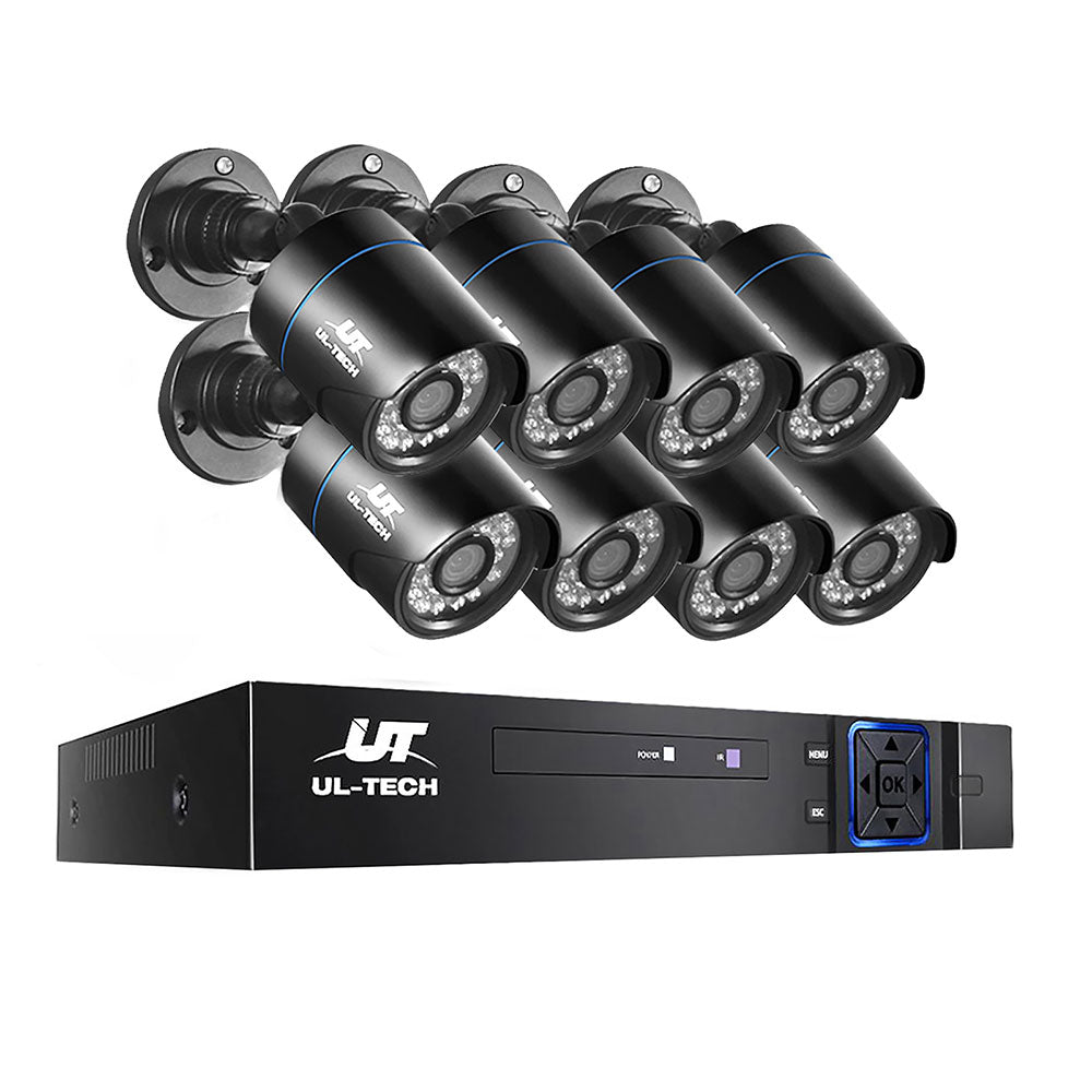 UL-Tech CCTV Security System 8CH DVR 8 Cameras