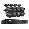 UL-Tech CCTV Security System 8CH DVR 8 Cameras Square