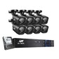 UL-Tech CCTV Security System 8CH DVR 8 Cameras 1TB Hard Drive