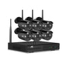 UL-Tech Wireless CCTV Security System 8CH NVR 3MP 6 Bullet Cameras