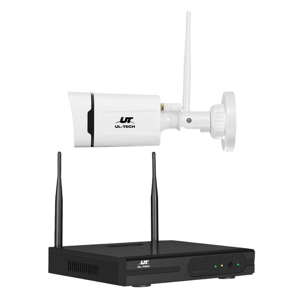 UL-Tech Wireless CCTV Security System 8CH NVR 3MP 8 Square Cameras