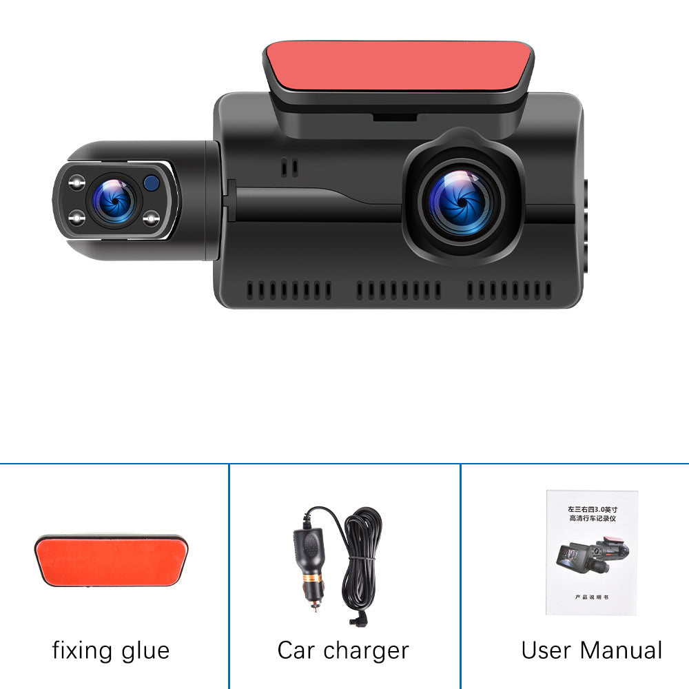 1080P Dual Lens Dash Cam Night Vision with 32GB Card