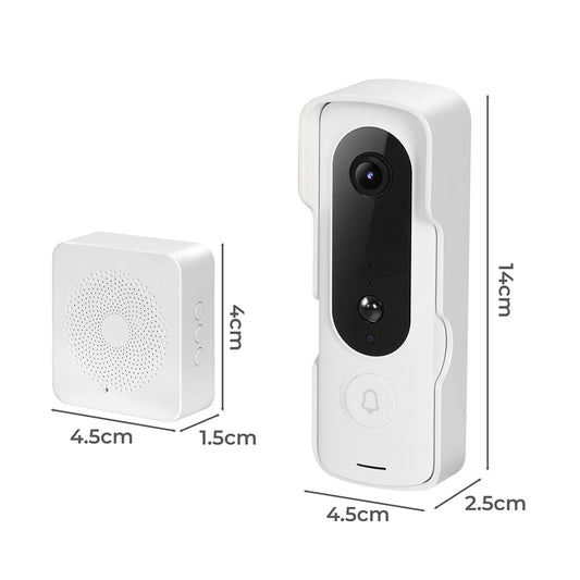 Wifi Doorbell Camera with Indoor Chime-1809082742177140738